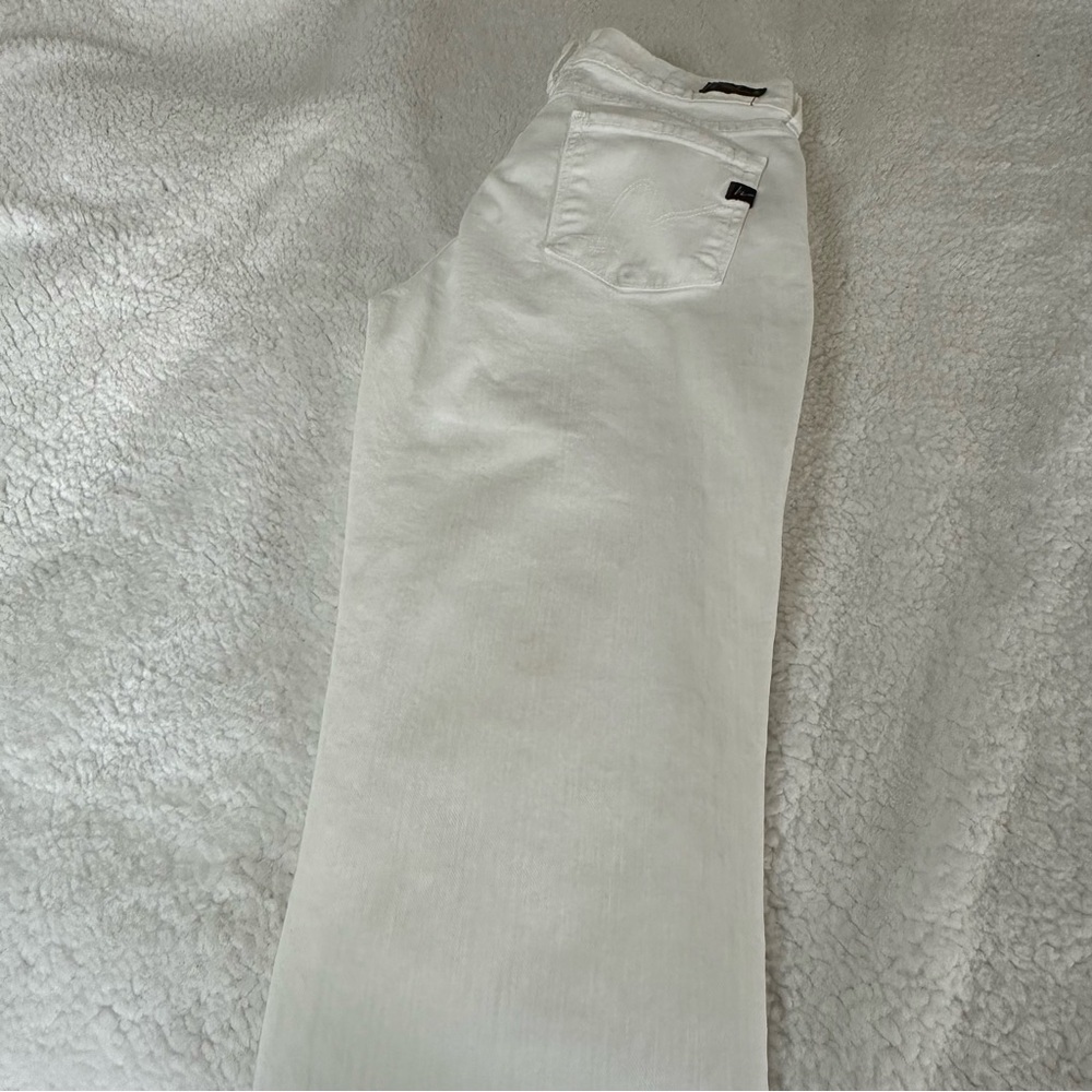 Citizens of Humanity Amber #263 stretch White Flare Boho Festival Jeans Size 29 - Picture 5 of 11